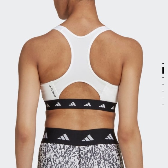 Adidas tech fit bra top never worn with tags - Picture 2 of 4
